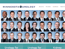 Tablet Screenshot of minnesotaurology.com